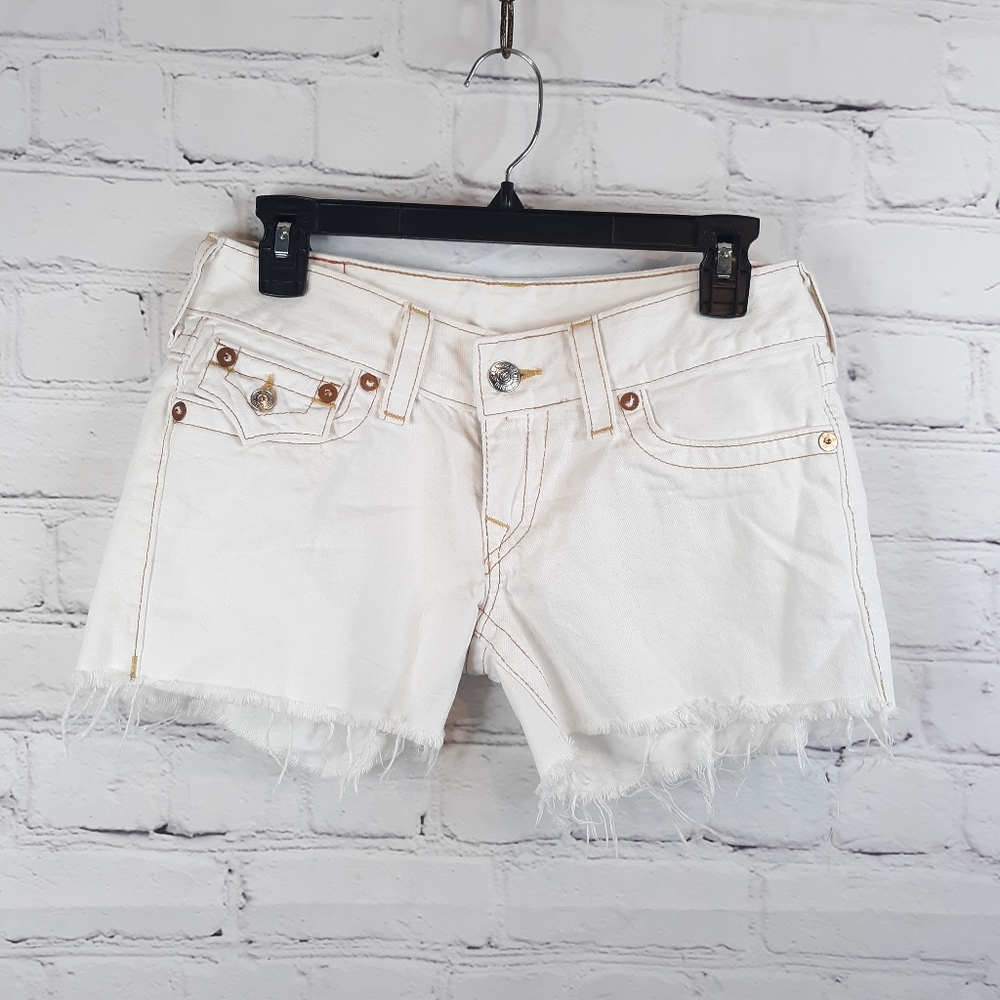 Authentic True Religion | Keira | frayed shorts